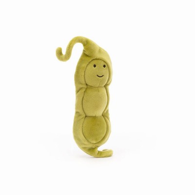 Jellycat Vivacious Vegetable Pea USA | 07239BSWI